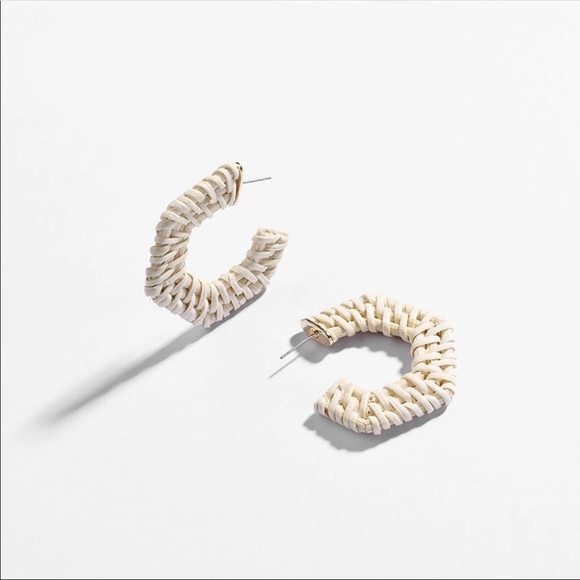 💕 woven statement earrings 💕 - Picture 2 of 2